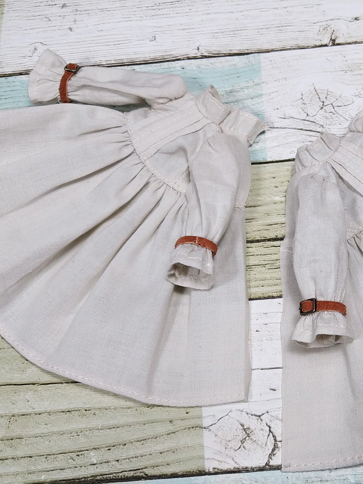 ハンドメイド　くまさんシアーワンピ　森ガール　フェアリーコア　ナイルパーチ ハンドメイド くまさん小花柄ビンテージワンピ 森ガール